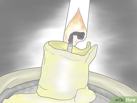تغییر در جهت شعله شمع