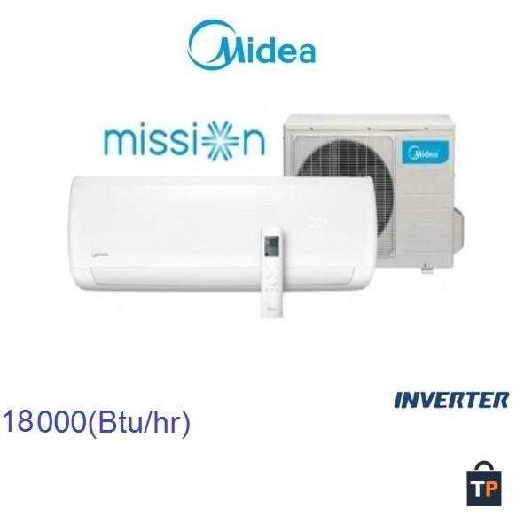 کولر گازی اینورتر میدیا مدل MISSION-18H10I