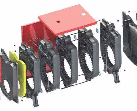 دیگ چدنی شوفاژکار مدل سوپر 400 5 پره